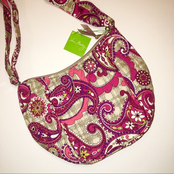 < 5xHP > NEW Vera Bradley Clare Paisley Plaid - Picture 2 of 5